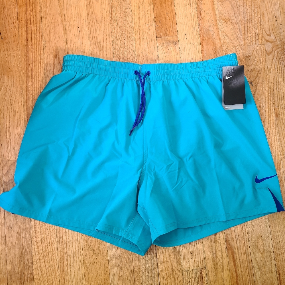 Nike Aqua Blue XXL shorts/Swim Trunks NWT